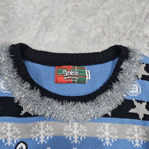 Light-Up Be Careful What You Wish for Christmas Sweater Xl - Coraline - Picture 15 of 16